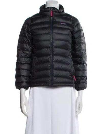 Pre-owned Patagonia Down Jacket In Black