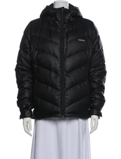 Pre-owned Patagonia Down Jacket In Black