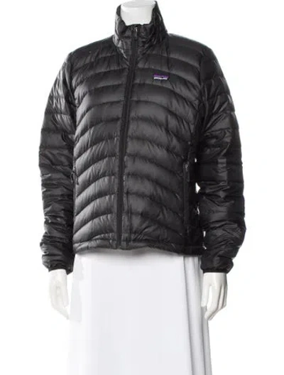Pre-owned Patagonia Down Jacket In Black