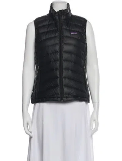 Pre-owned Patagonia Down Jacket In Black