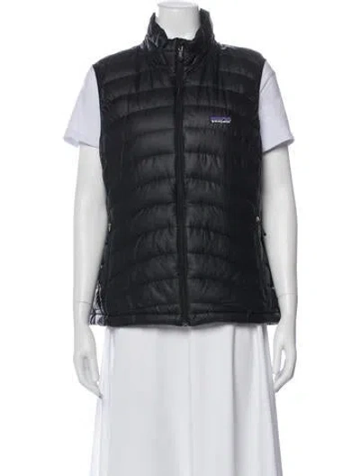 Pre-owned Patagonia Down Jacket In Black