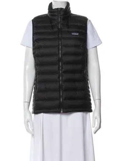 Pre-owned Patagonia Down Jacket In Black