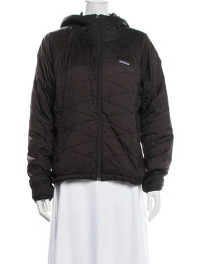 Pre-owned Patagonia Down Jacket In Black