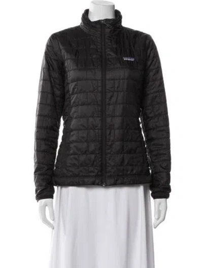 Pre-owned Patagonia Down Jacket In Black