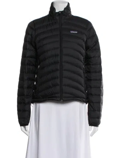 Pre-owned Patagonia Down Jacket In Black