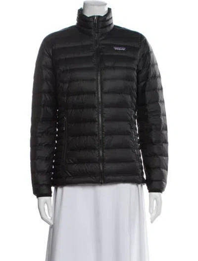Pre-owned Patagonia Down Jacket In Black