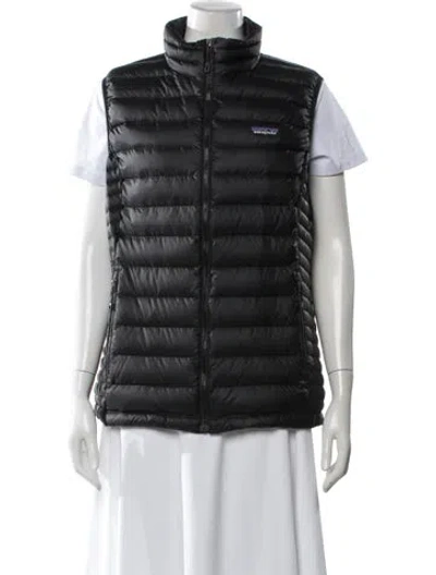 Pre-owned Patagonia Down Jacket In Black