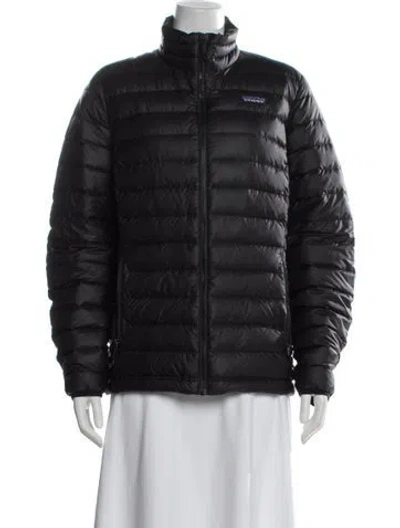 Pre-owned Patagonia Down Jacket In Black