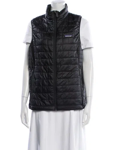 Pre-owned Patagonia Down Jacket In Black