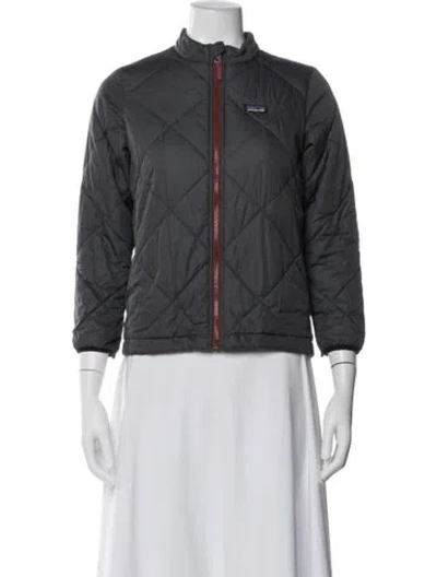 Pre-owned Patagonia Down Jacket In Black
