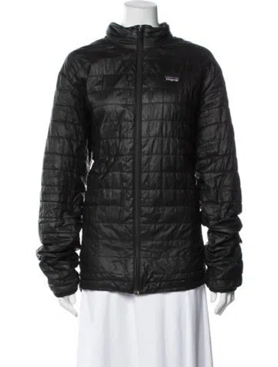Pre-owned Patagonia Down Jacket In Black