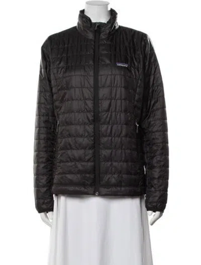 Pre-owned Patagonia Down Jacket In Black