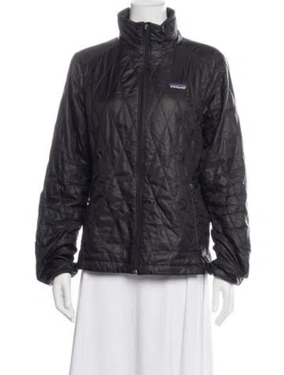 Pre-owned Patagonia Down Jacket In Black