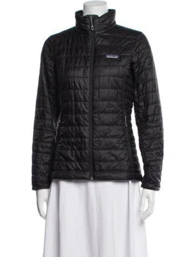 Pre-owned Patagonia Down Jacket In Black