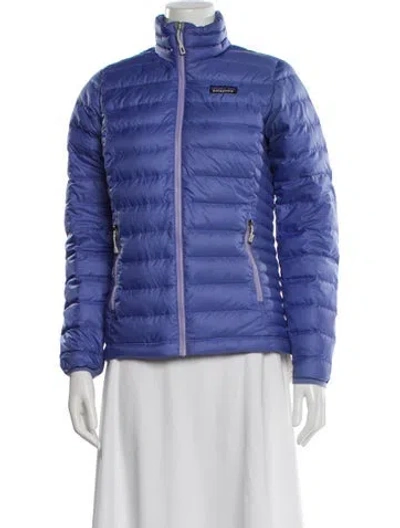 Pre-owned Patagonia Down Jacket In Blue