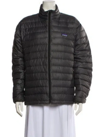 Pre-owned Patagonia Down Jacket In Blue