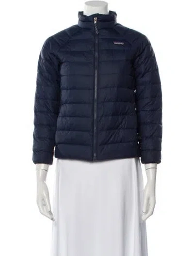 Pre-owned Patagonia Down Jacket In Blue