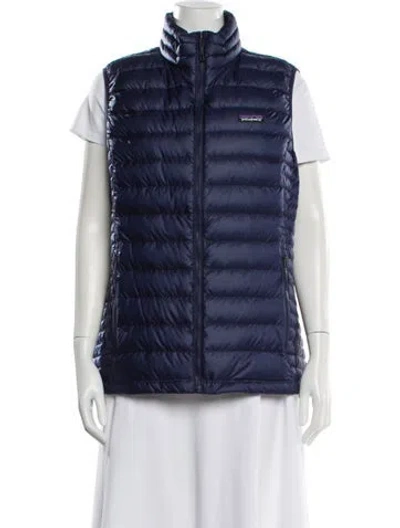 Pre-owned Patagonia Down Jacket In Blue