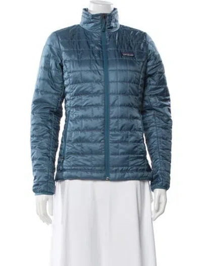 Pre-owned Patagonia Down Jacket In Blue