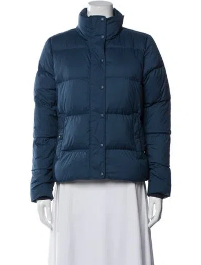 Pre-owned Patagonia Down Jacket In Blue