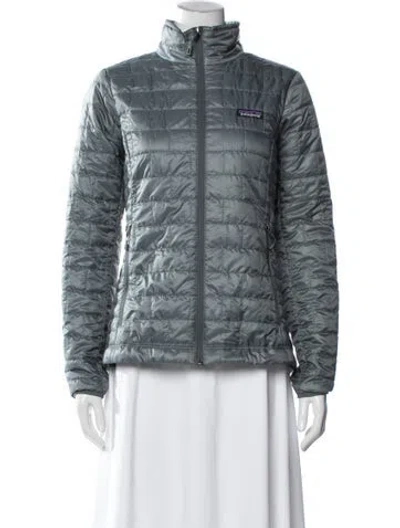 Pre-owned Patagonia Down Jacket In Blue