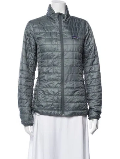 Pre-owned Patagonia Down Jacket In Blue