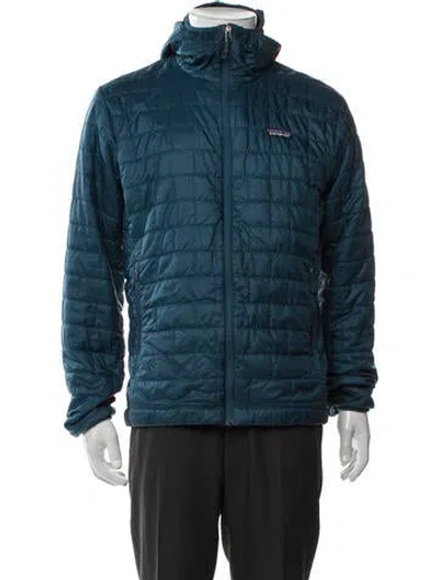 Pre-owned Patagonia Down Jacket In Blue
