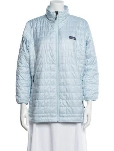 Pre-owned Patagonia Down Jacket In Blue