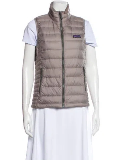 Pre-owned Patagonia Down Jacket In Gray