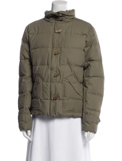 Pre-owned Patagonia Down Jacket In Green