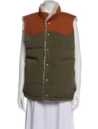 Pre-owned Patagonia Down Jacket In Green