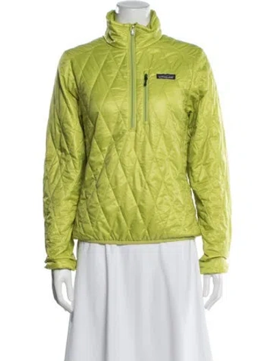 Pre-owned Patagonia Down Jacket In Green