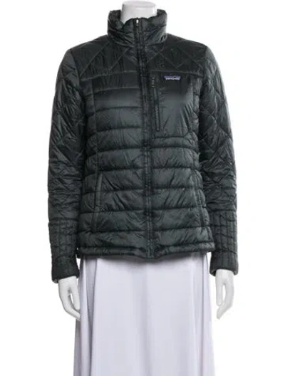 Pre-owned Patagonia Down Jacket In Green