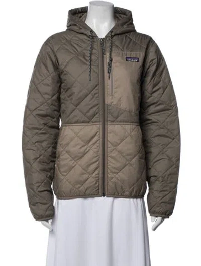 Pre-owned Patagonia Down Jacket In Neutral
