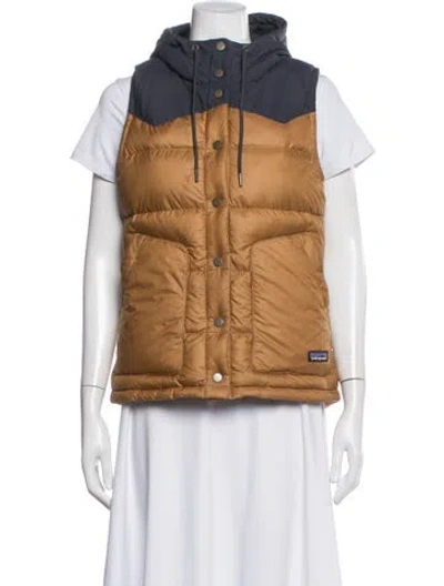 Pre-owned Patagonia Down Jacket In Neutrals