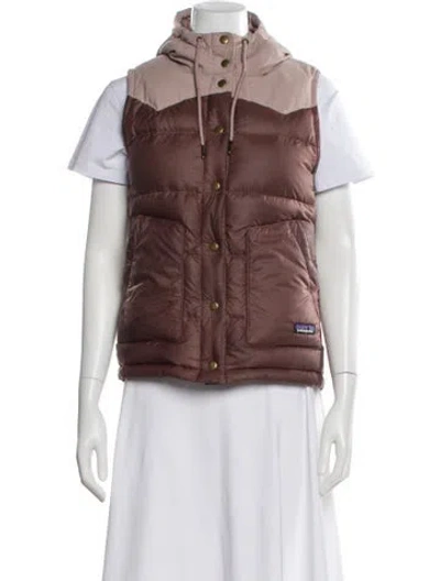 Pre-owned Patagonia Down Jacket In Pink