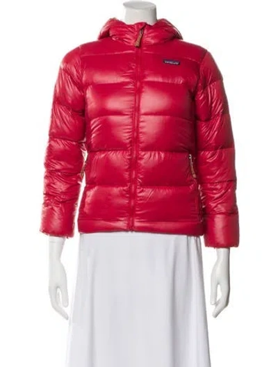 Pre-owned Patagonia Down Jacket In Pink