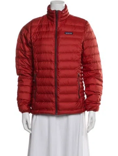 Pre-owned Patagonia Down Jacket In Pink