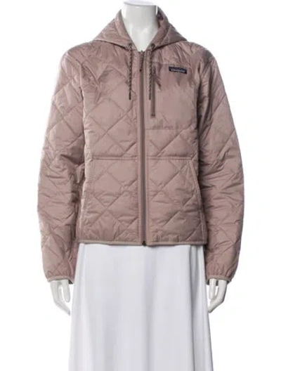 Pre-owned Patagonia Down Jacket In Pink