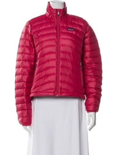Pre-owned Patagonia Down Jacket In Pink