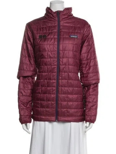 Pre-owned Patagonia Down Jacket In Pink