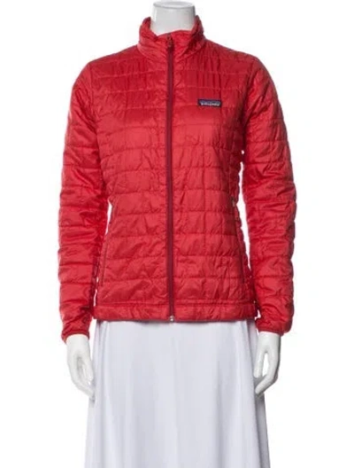 Pre-owned Patagonia Down Jacket In Red