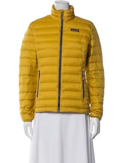 Pre-owned Patagonia Down Jacket In Yellow