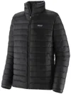 Patagonia Down Sweater Jacket With High Collar In Black
