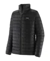 Patagonia Lightweight Hooded Quilted Jacket In Black