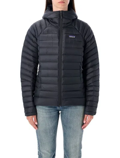 Patagonia Down Sweater Hoodie In Blue