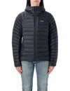 Patagonia Down Sweater Hoody Recycled Down Jacket In Blue