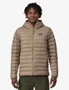 Patagonia Mens Basin Green Padded Brand-patch Recycled-nylon Down Jacket