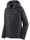Patagonia Down Sweater Hooded Down Jacket In Black