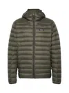 Patagonia Down Sweater Hoody Jacket In Green